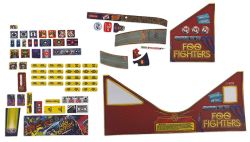 Foo Fighters Premium & LE Full Playfield Decal Set